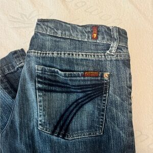 7 For All Mankind Dark Wash Denim
